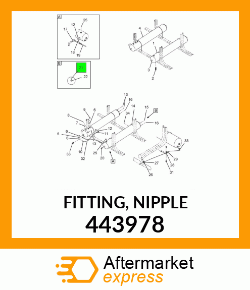 FITTING, NIPPLE 443978