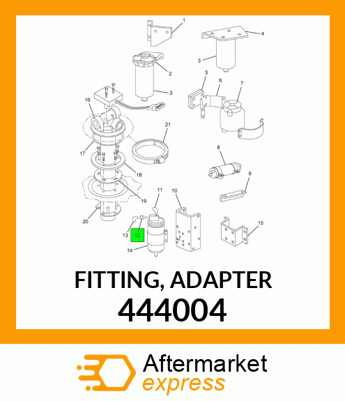 FITTING, ADAPTER 444004