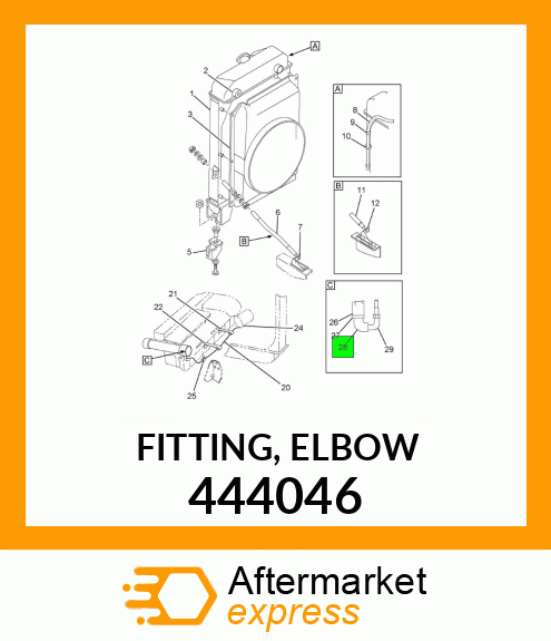 FITTING, ELBOW 444046
