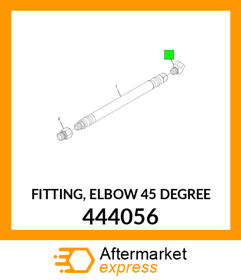 FITTING, ELBOW 45 DEGREE 444056