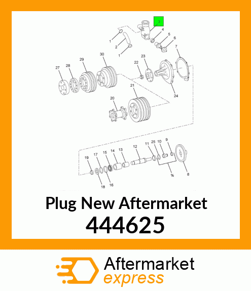 Plug New Aftermarket 444625