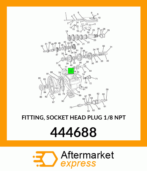 FITTING, SOCKET HEAD PLUG 1/8" NPT 444688