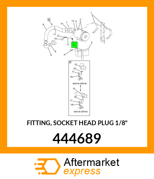 FITTING, SOCKET HEAD PLUG 1/8" 444689