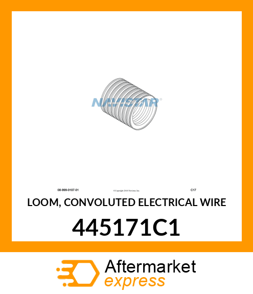 LOOM, CONVOLUTED ELECTRICAL WIRE 445171C1