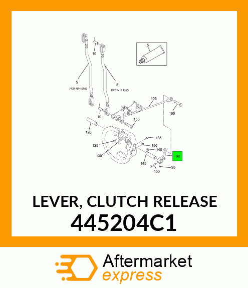 LEVER, CLUTCH RELEASE 445204C1