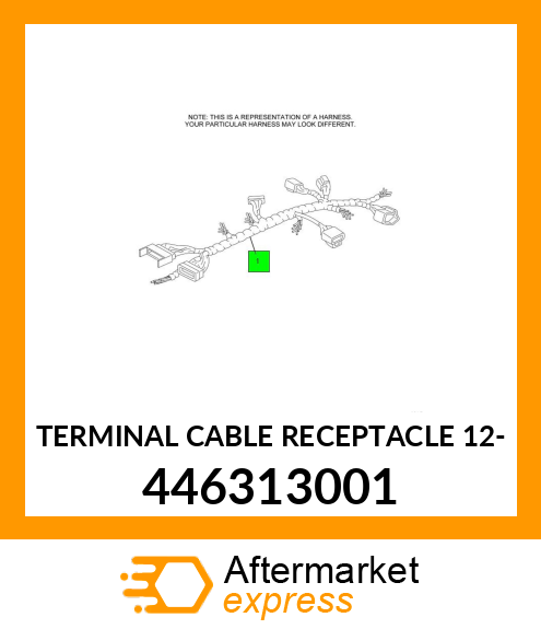 TERMINAL CABLE RECEPTACLE 12- 446313001