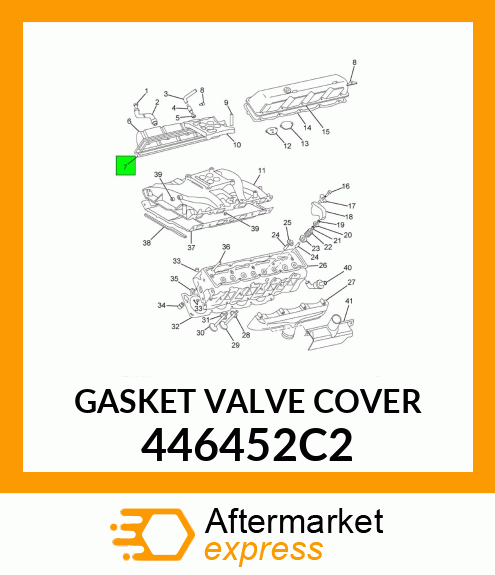 GASKET VALVE COVER 446452C2