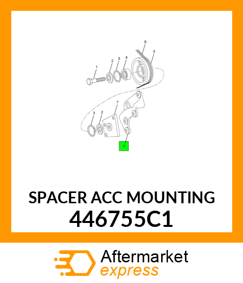 SPACER ACC MOUNTING 446755C1