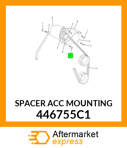 SPACER ACC MOUNTING 446755C1
