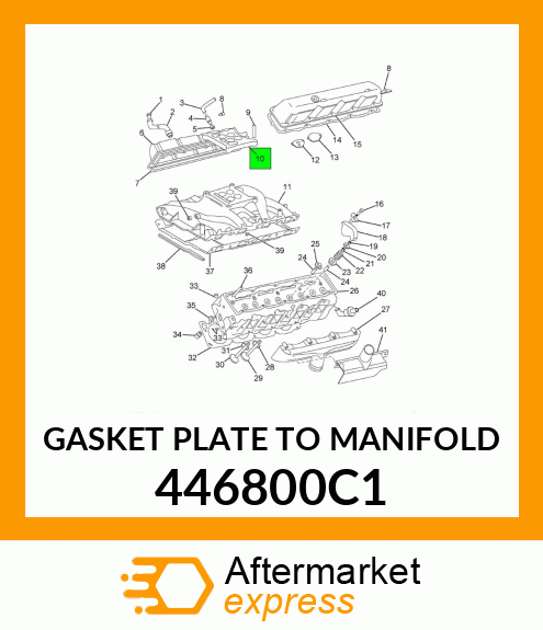 GASKET PLATE TO MANIFOLD 446800C1