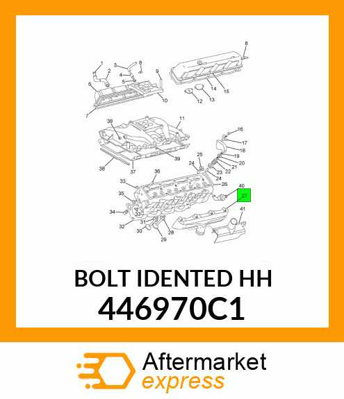 BOLT IDENTED HH 446970C1