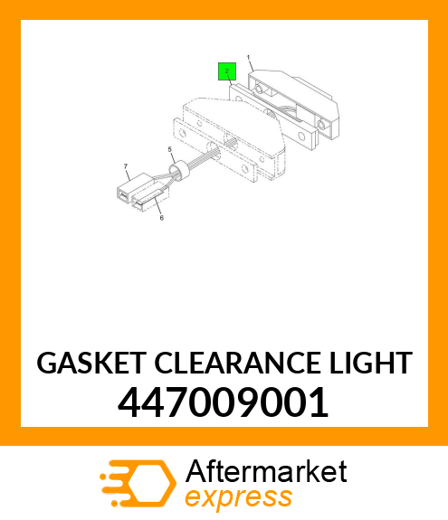 GASKET CLEARANCE LIGHT 447009001