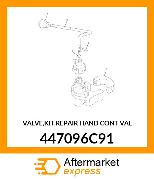 VALVE,KIT,REPAIR HAND CONT VAL 447096C91