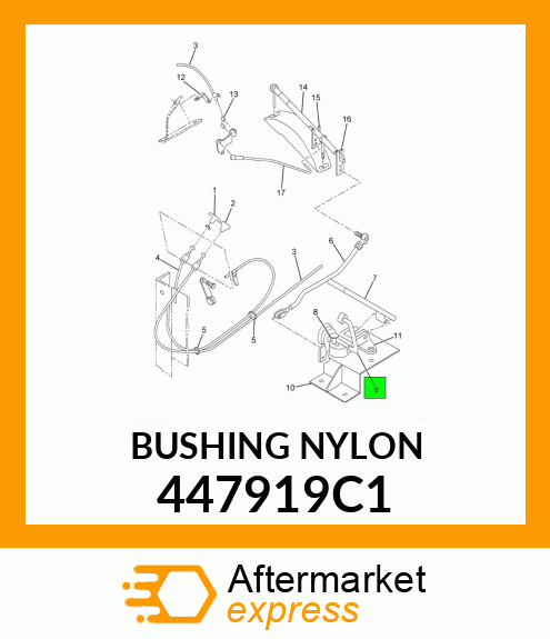 BUSHING NYLON 447919C1