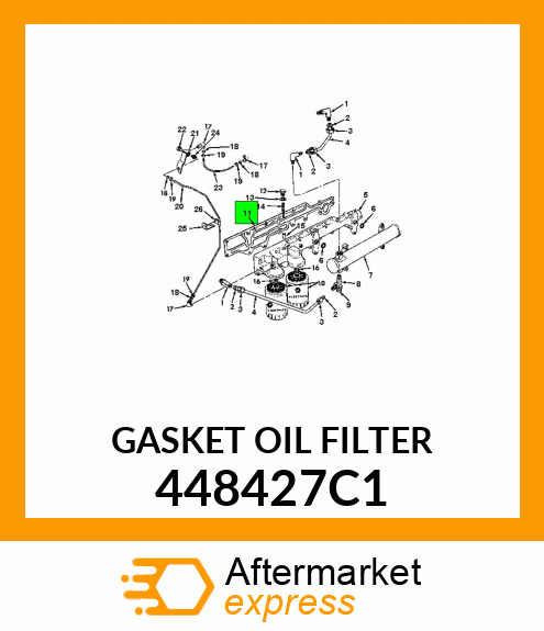 GASKET OIL FILTER 448427C1