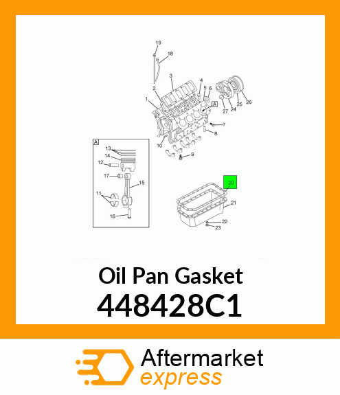 Oil Pan Gasket 448428C1