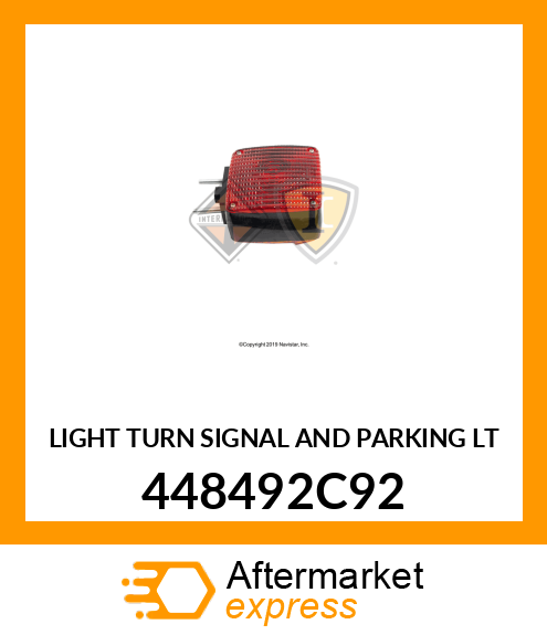 LIGHT TURN SIGNAL AND PARKING LT 448492C92