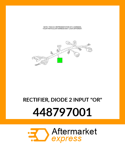 RECTIFIER, DIODE 2 INPUT "OR" 448797001