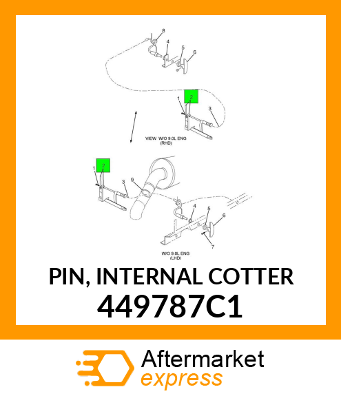 PIN, INTERNAL COTTER 449787C1