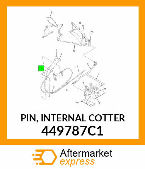 PIN, INTERNAL COTTER 449787C1