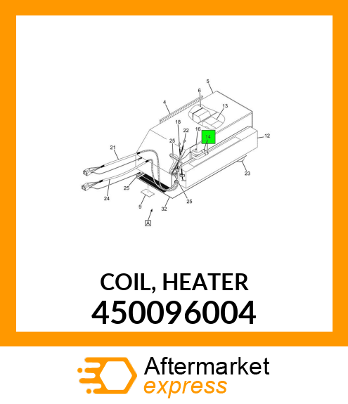 COIL, HEATER 450096004