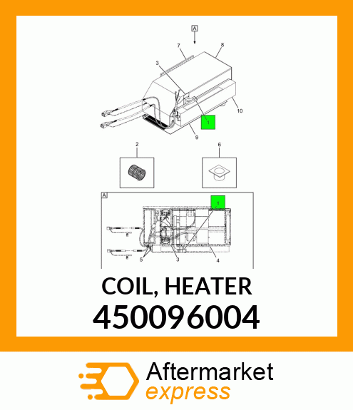 COIL, HEATER 450096004