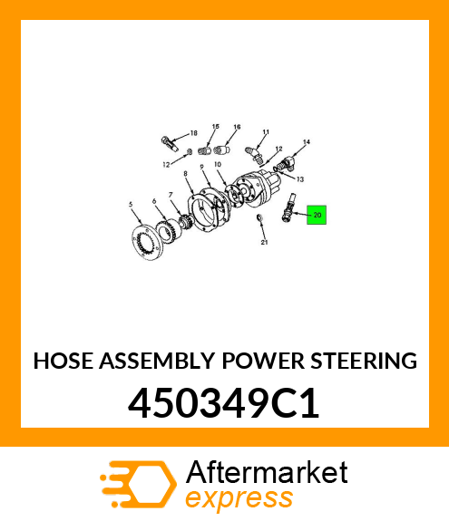 HOSE ASSEMBLY POWER STEERING 450349C1