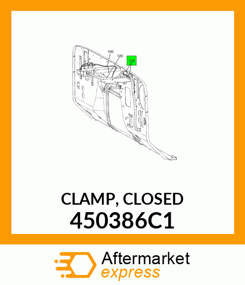 CLAMP, CLOSED 450386C1