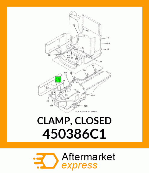 CLAMP, CLOSED 450386C1