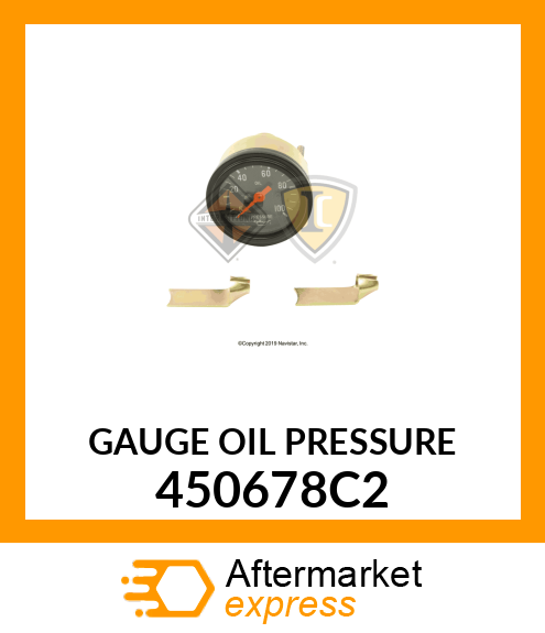 GAUGE OIL PRESSURE 450678C2