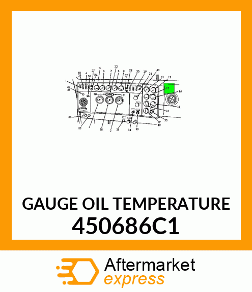 GAUGE OIL TEMPERATURE 450686C1