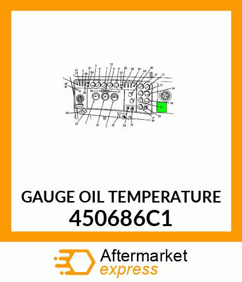 GAUGE OIL TEMPERATURE 450686C1