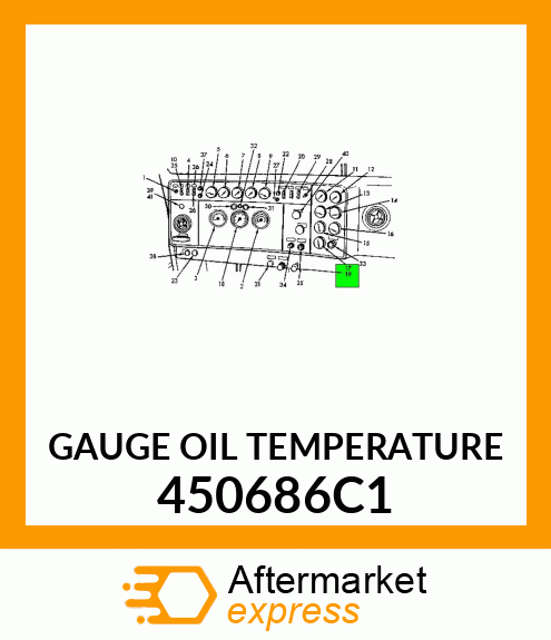 GAUGE OIL TEMPERATURE 450686C1