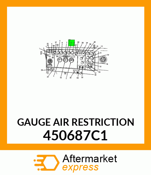 GAUGE AIR RESTRICTION 450687C1