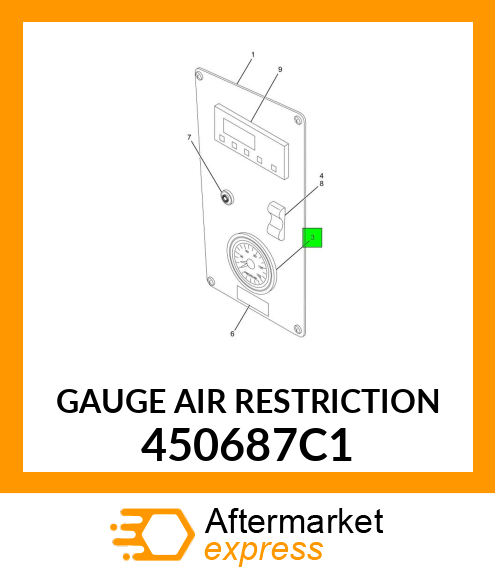 GAUGE AIR RESTRICTION 450687C1