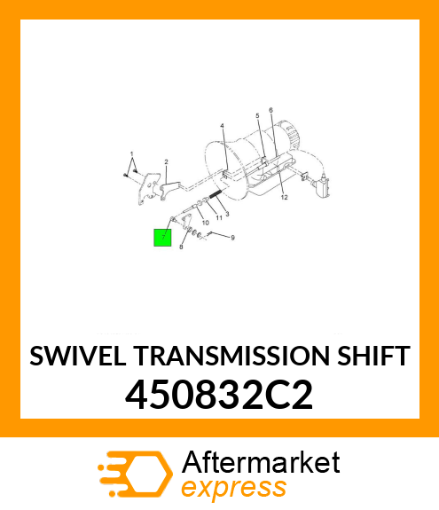 SWIVEL TRANSMISSION SHIFT 450832C2