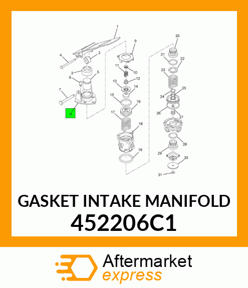 GASKET INTAKE MANIFOLD 452206C1