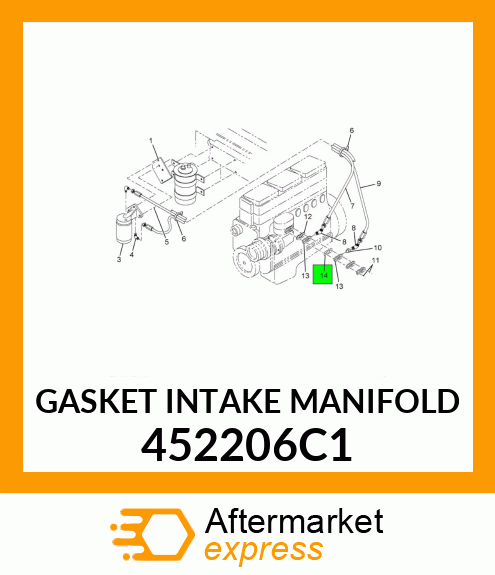 GASKET INTAKE MANIFOLD 452206C1