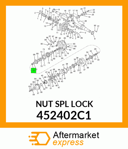 NUT SPL LOCK 452402C1