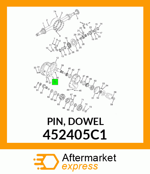 PIN, DOWEL 452405C1