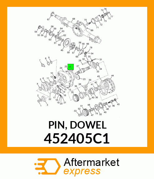 PIN, DOWEL 452405C1