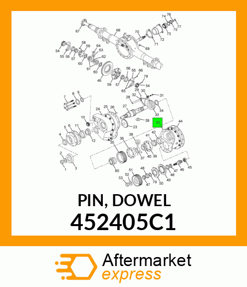 PIN, DOWEL 452405C1