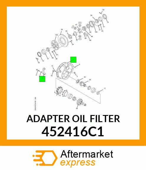 ADAPTER OIL FILTER 452416C1