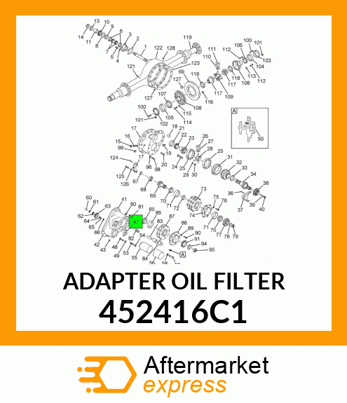 ADAPTER OIL FILTER 452416C1