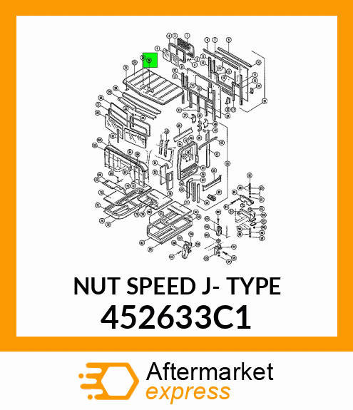 NUT SPEED J- TYPE 452633C1