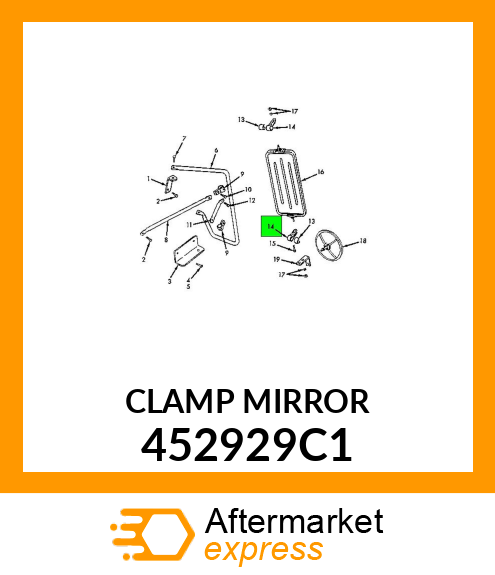 CLAMP MIRROR 452929C1