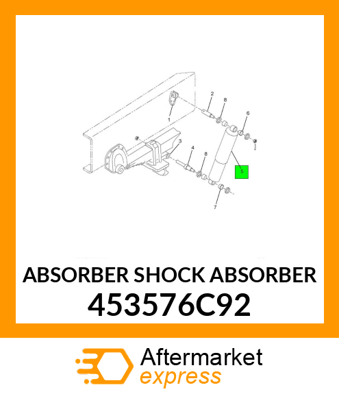 ABSORBER SHOCK ABSORBER 453576C92