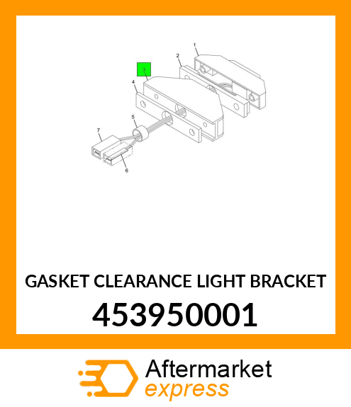 GASKET CLEARANCE LIGHT BRACKET 453950001