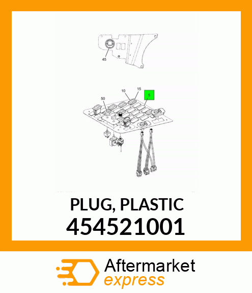 PLUG, PLASTIC 454521001