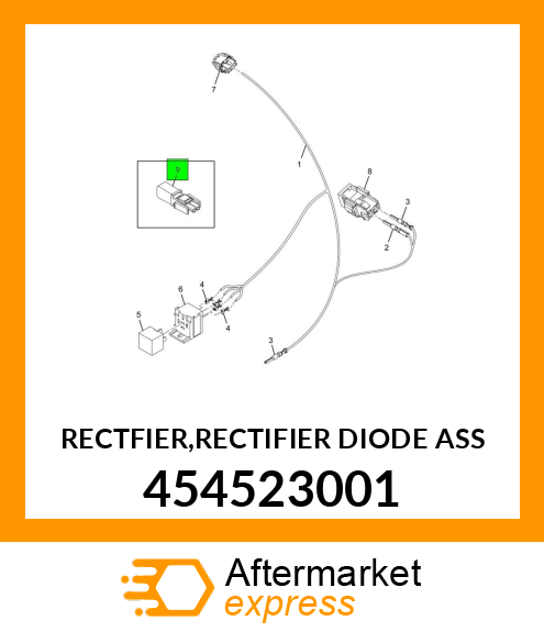 RECTFIER,RECTIFIER DIODE ASS 454523001